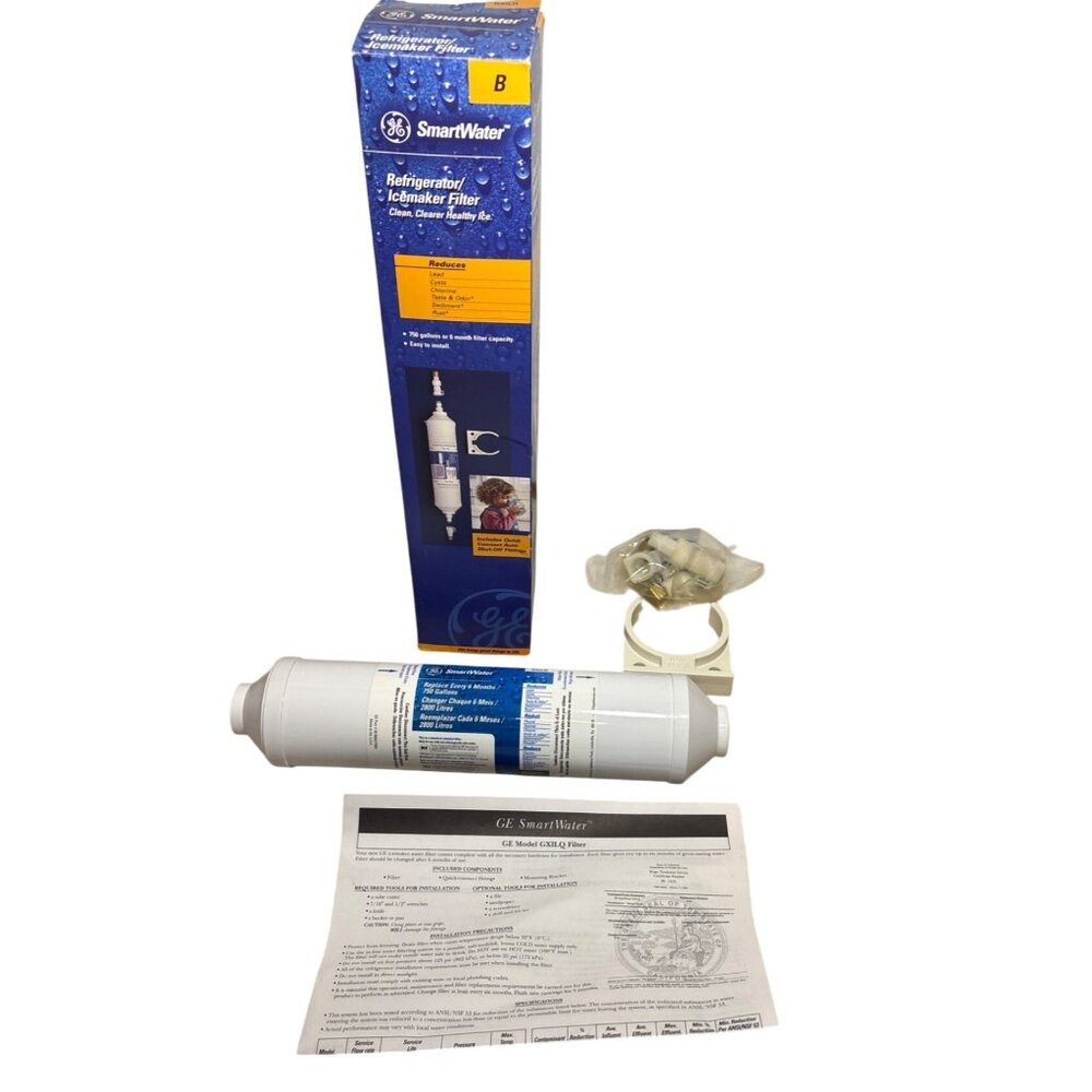 GE Water Filter Refrigerator Icemaker SmartWater B QXILQ NEW Open Box